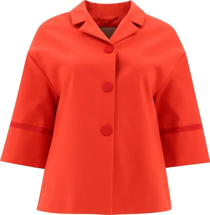 Herno Buttoned Short-Sleeve Jacket
