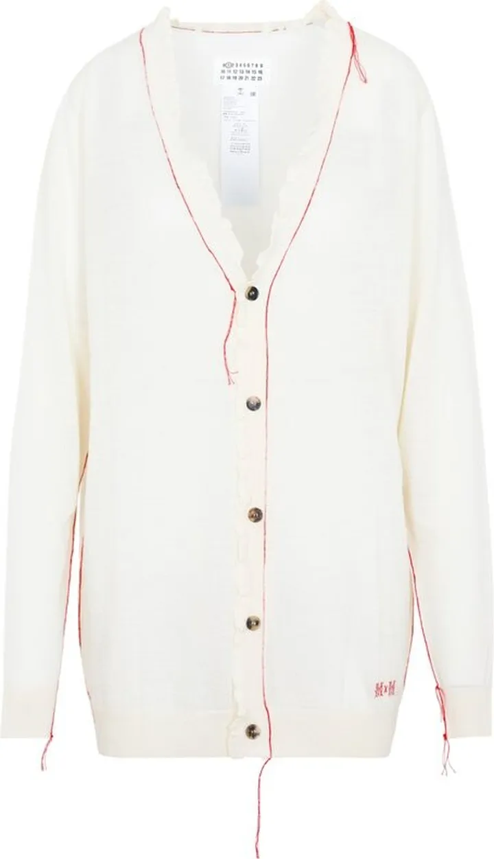 Maison Margiela V-Neck Knitted Cardigan