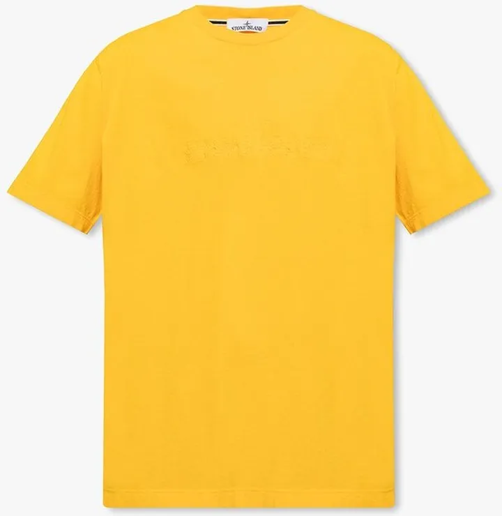 Stone Island Logo Lettering Crewneck T-Shirt