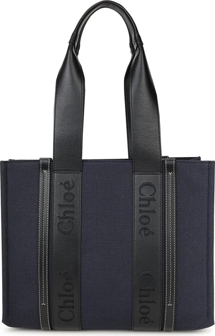 Chloé Woody Medium Canvas Tote