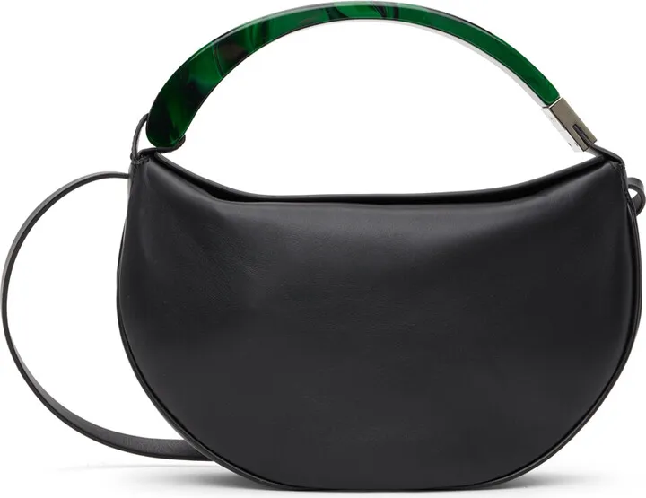 Dries Van Noten Black Foldover Bag