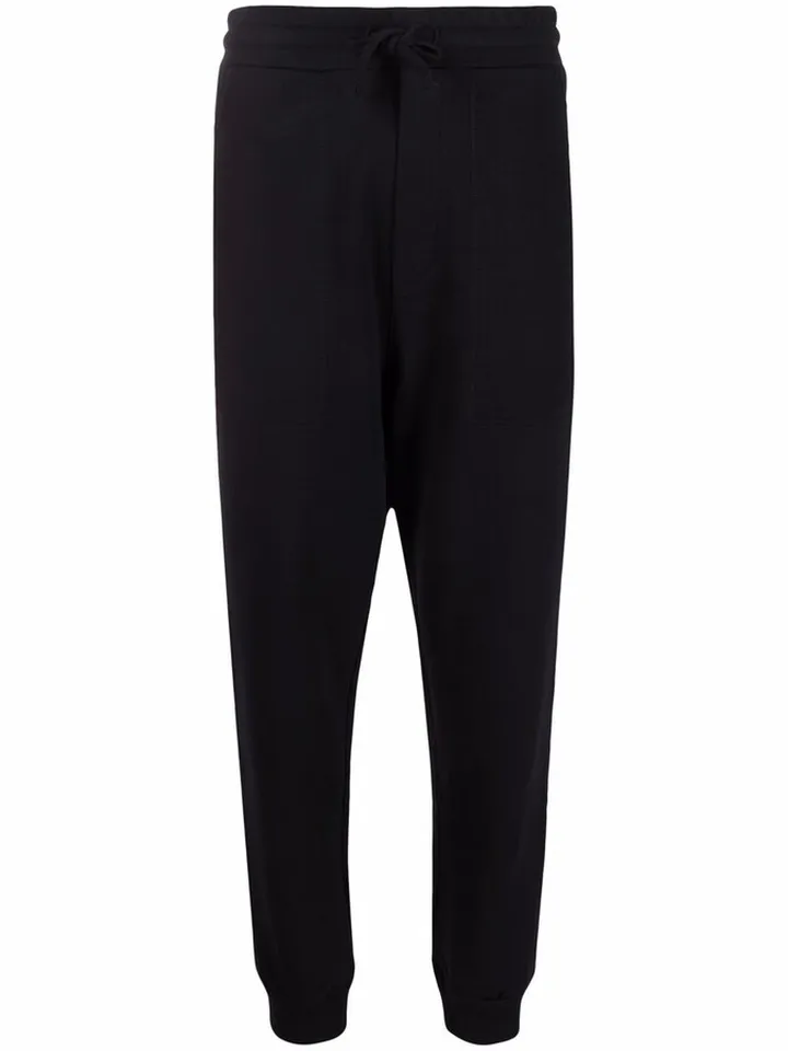 Embroidered-Logo Cotton Joggers