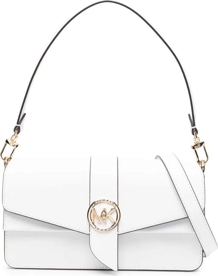 Leather Logo-Plaque Bag