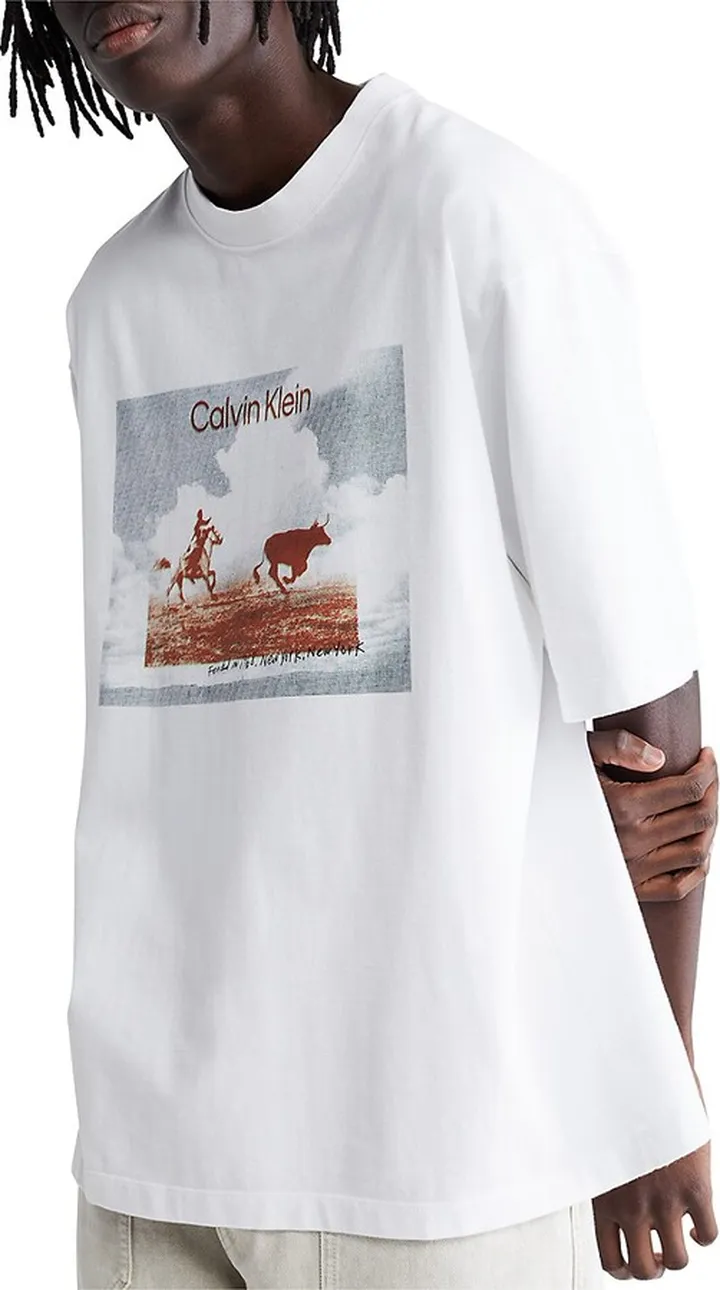 Standards Cowboy Collage Graphic T-Shirt