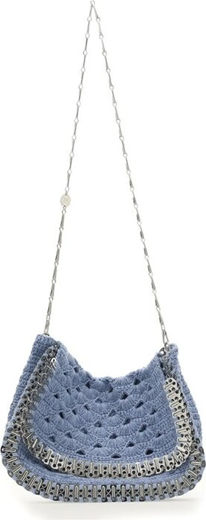 Paco Rabanne Knitted Woven Large Shoulder Bag