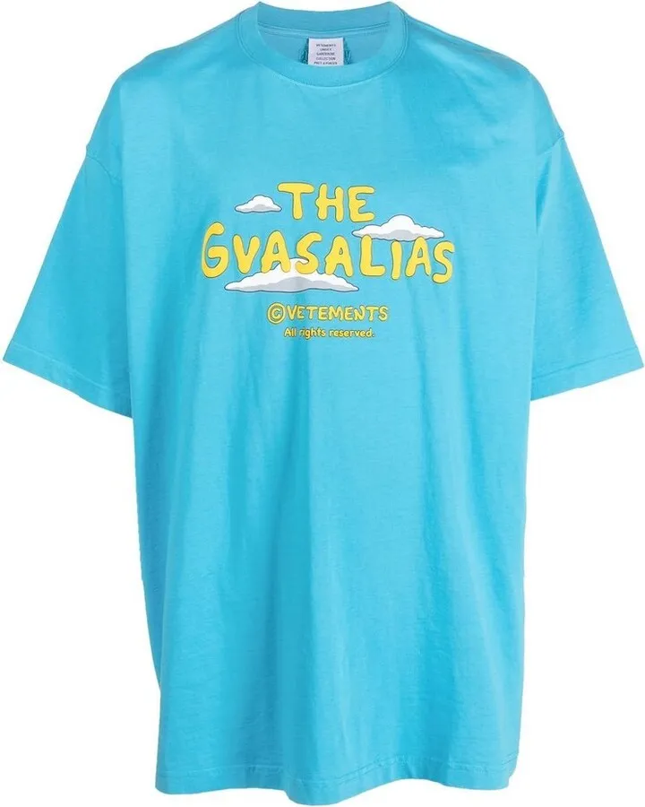 Vetements Graphic Logo-Print Oversized T-Shirt