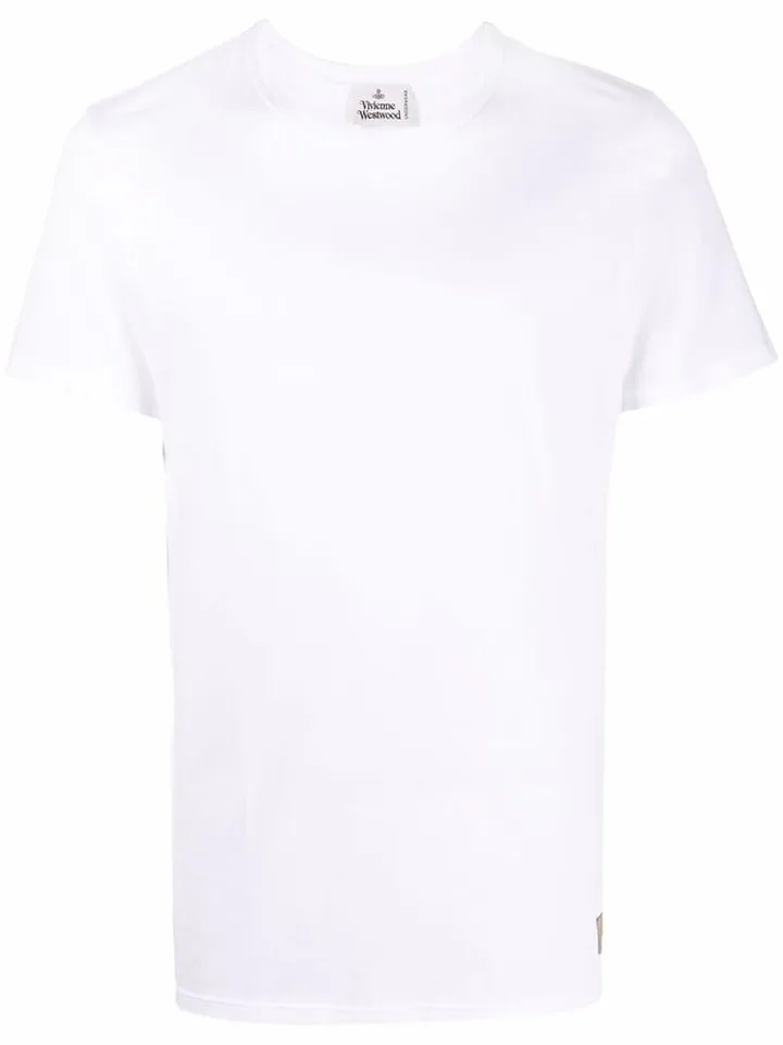 short sleeved logo-patch T-shirt