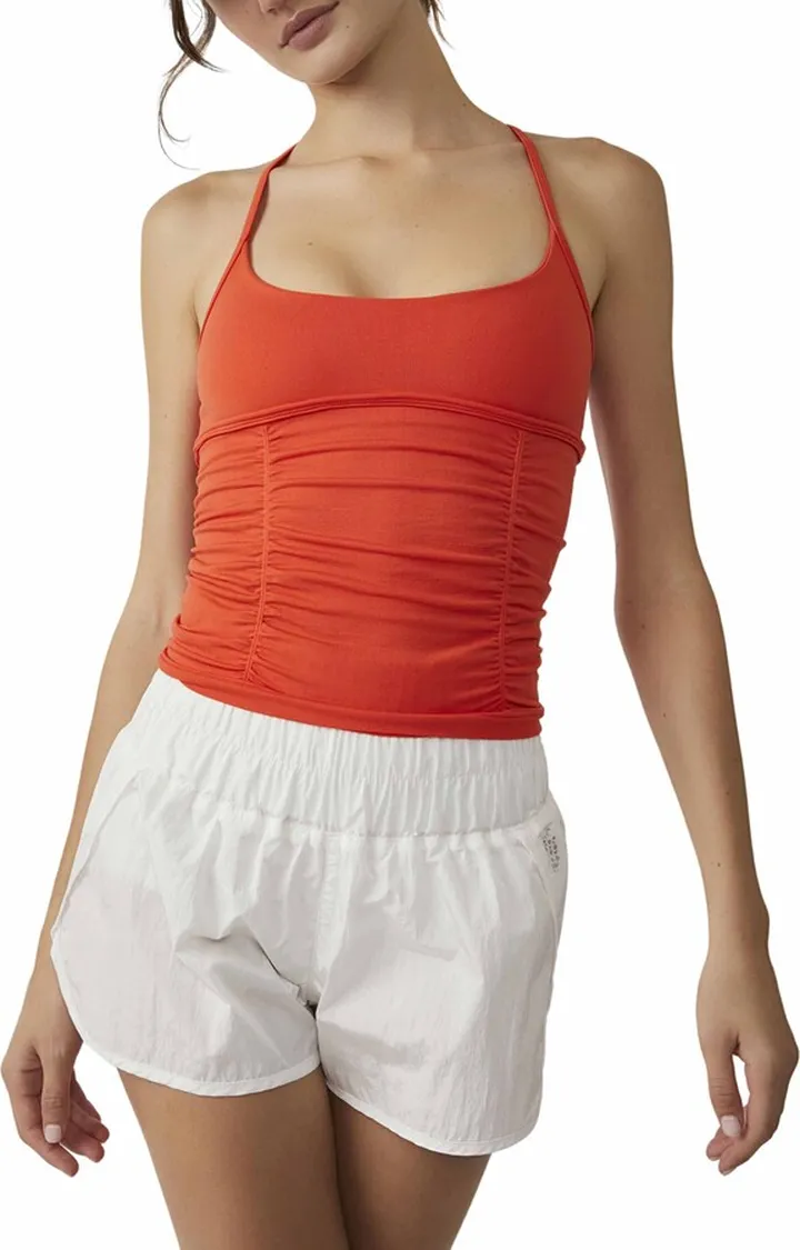 Shirred Crossback Camisole