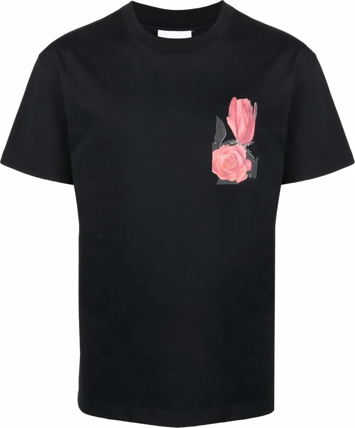 Rose organic cotton T-shirt