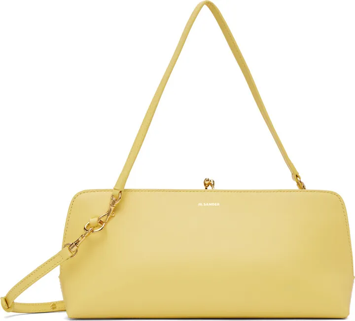 Jil Sander Yellow Small Goji Shoulder Bag