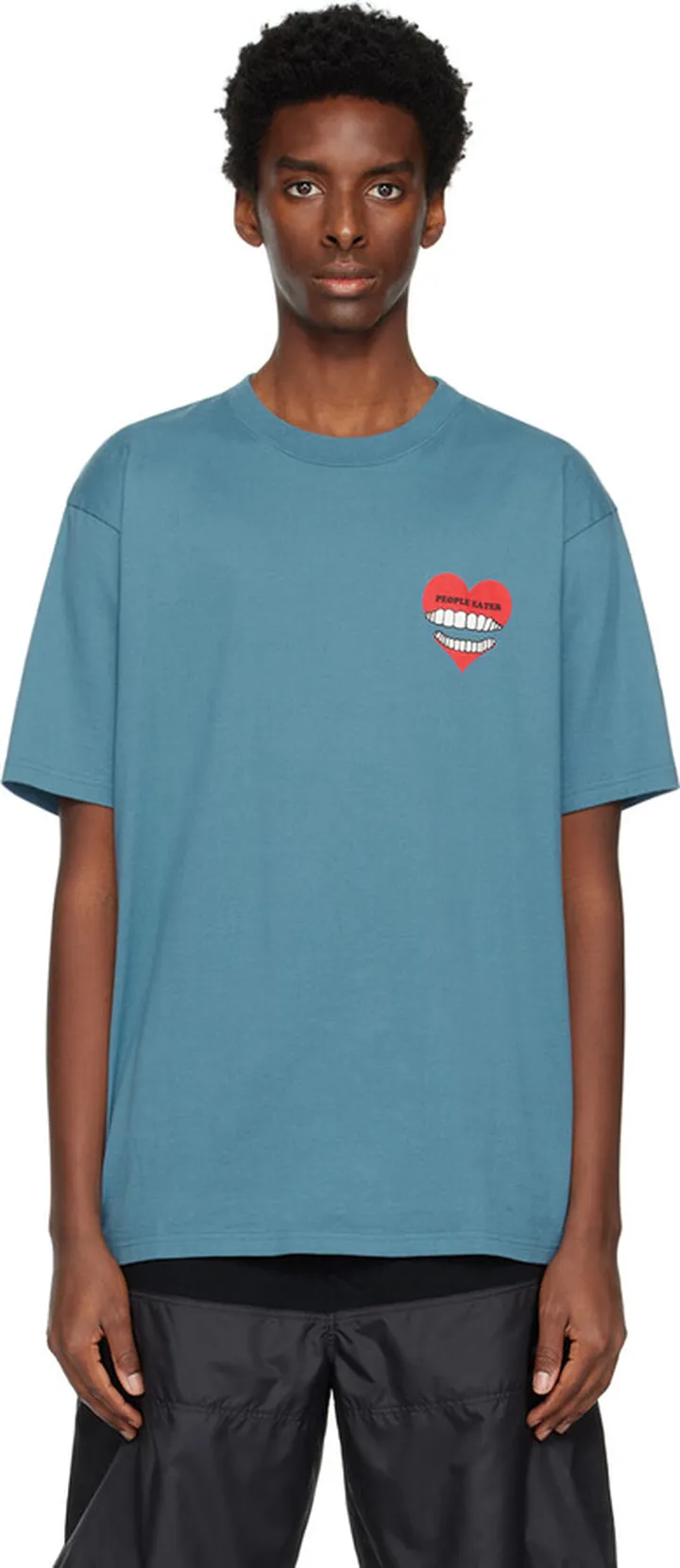 UNDERCOVER Blue Printed T-Shirt