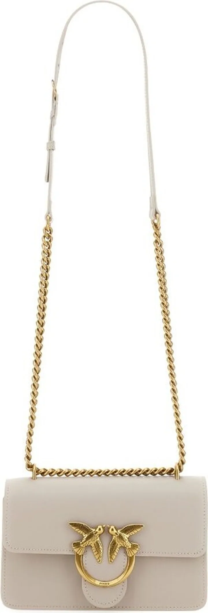 Pinko Mini Love One Chain-Linked Shoulder Bag