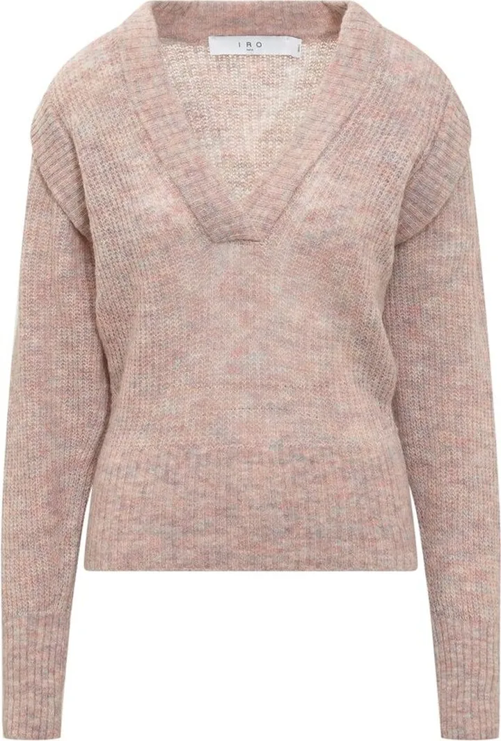 Iro V-Neck Long-Sleeved Jumper