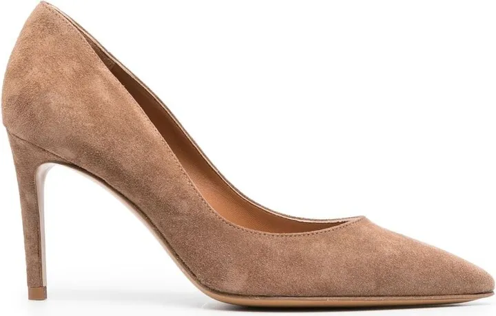 Pointed-Toe Suede Pumps