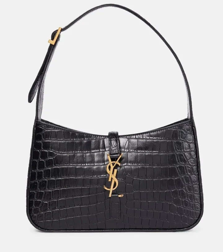 Le 5 a 7 leather shoulder bag