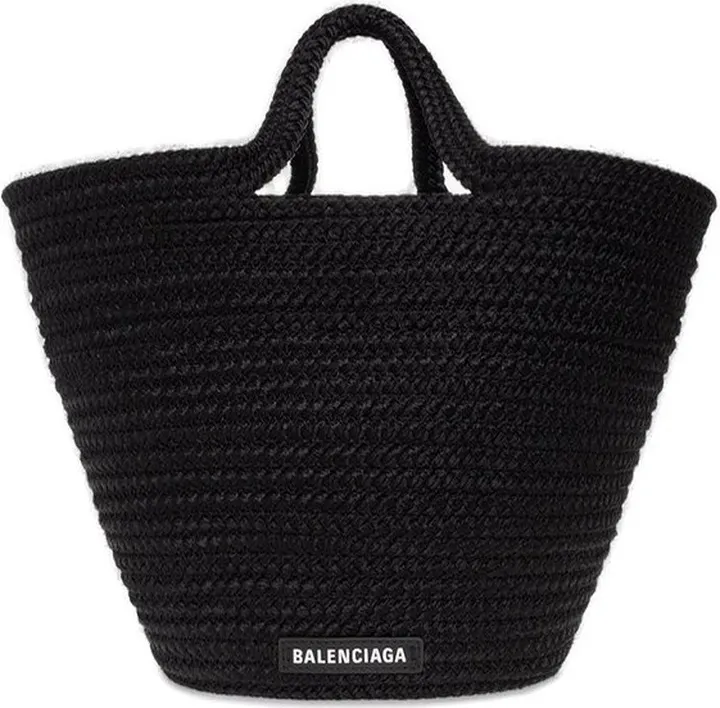 Balenciaga Ibiza Logo Patch Medium Tote Bag