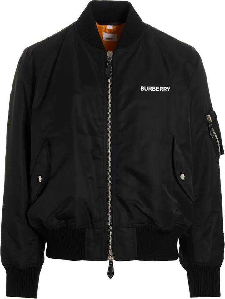 Burberry Graphic-Printed Zipped Bomber Jacket