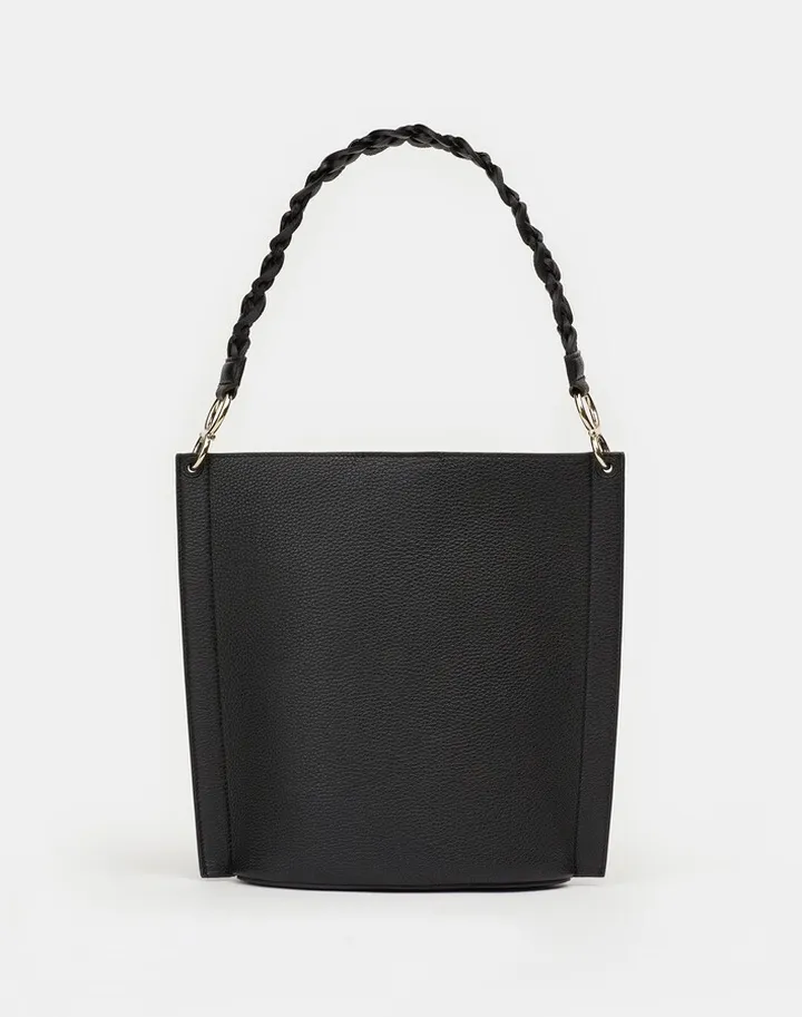 8 Knot Day Bag In Grained Calf Small