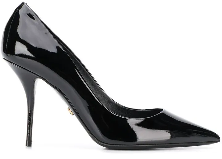 Cardinale polished leather pumps