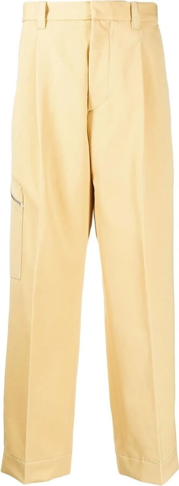Straight-Leg Pressed-Crease Trousers