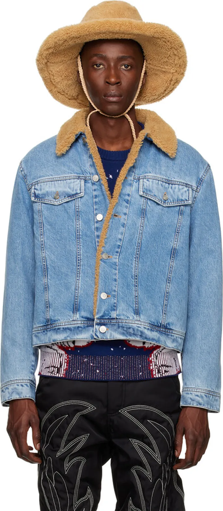 Bally Blue Faded Denim Jacket