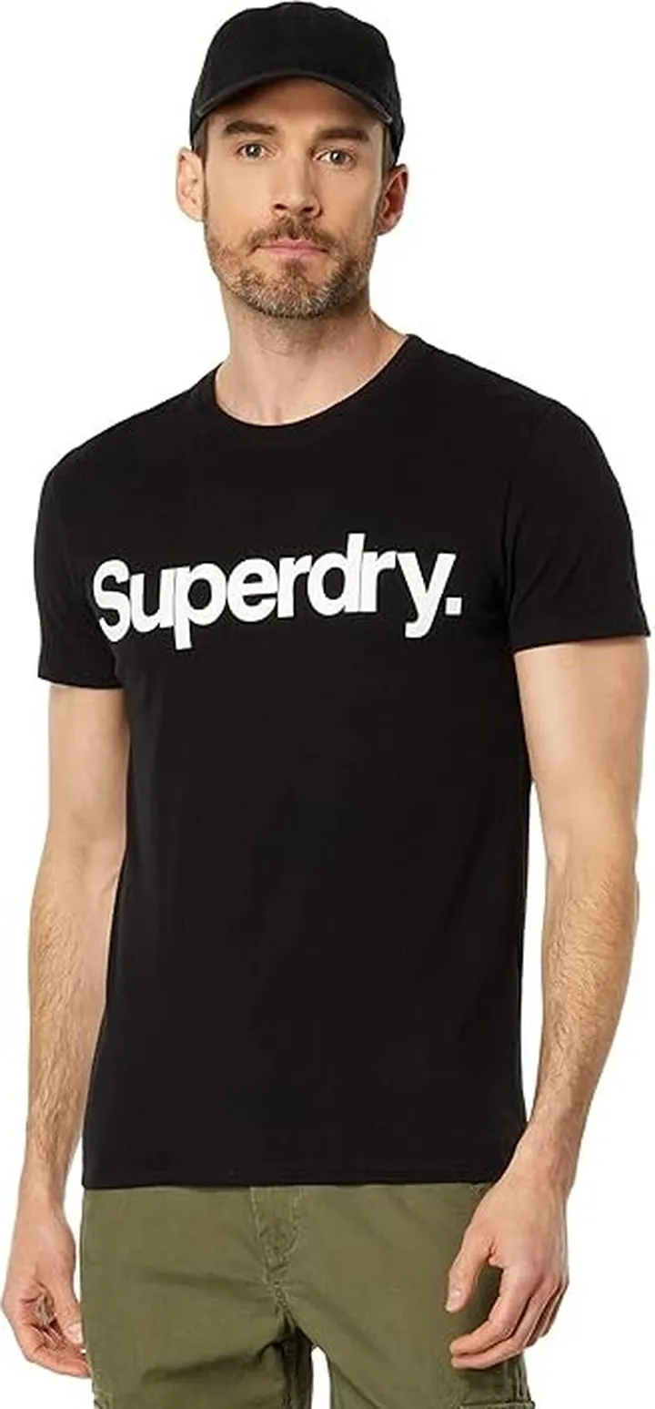 Superdry CL Tee (Black) Men's Clothing