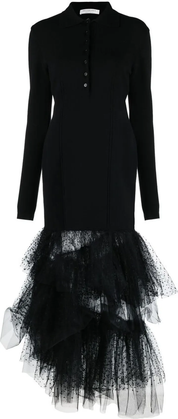 Mermaid-Style Tulle Dress