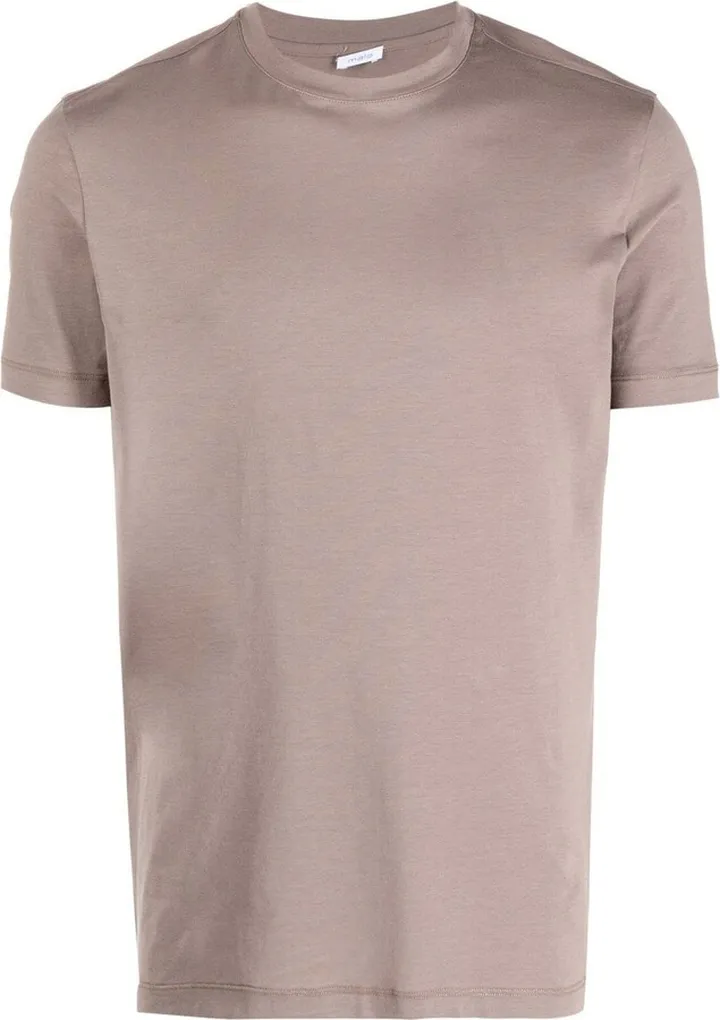 short-sleeved stretch-cotton T-shirt