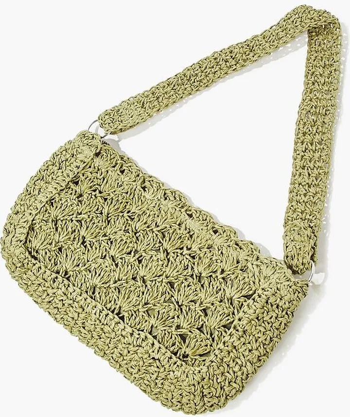 Straw Baguette Bag