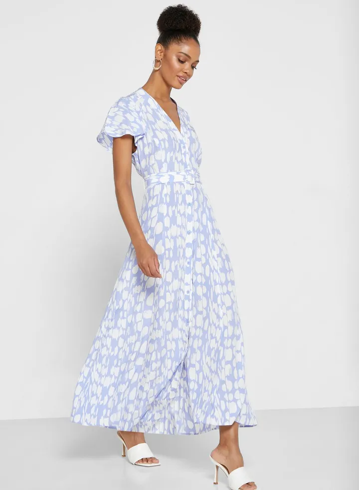 Islanna Printed Shirt Dress