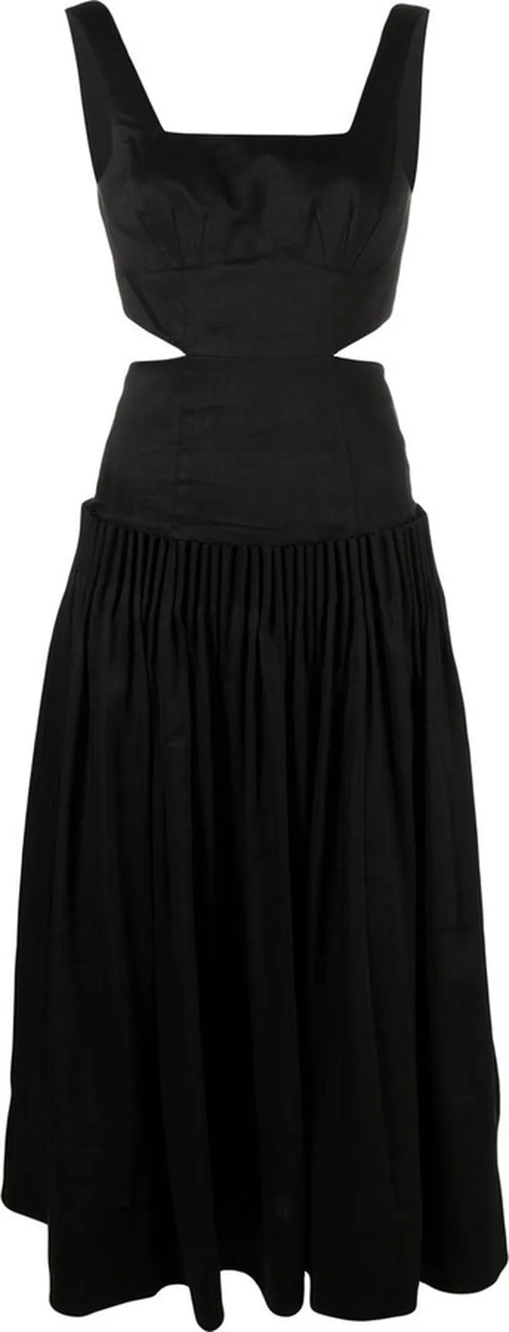 Audette cut-out midi dress
