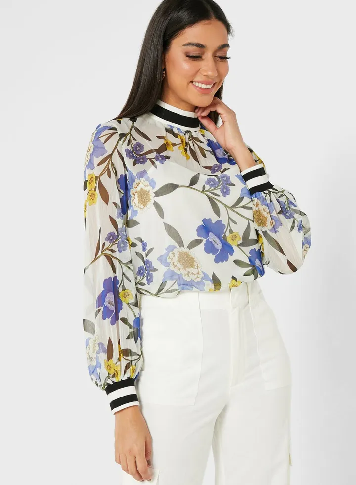 Floral Print Top