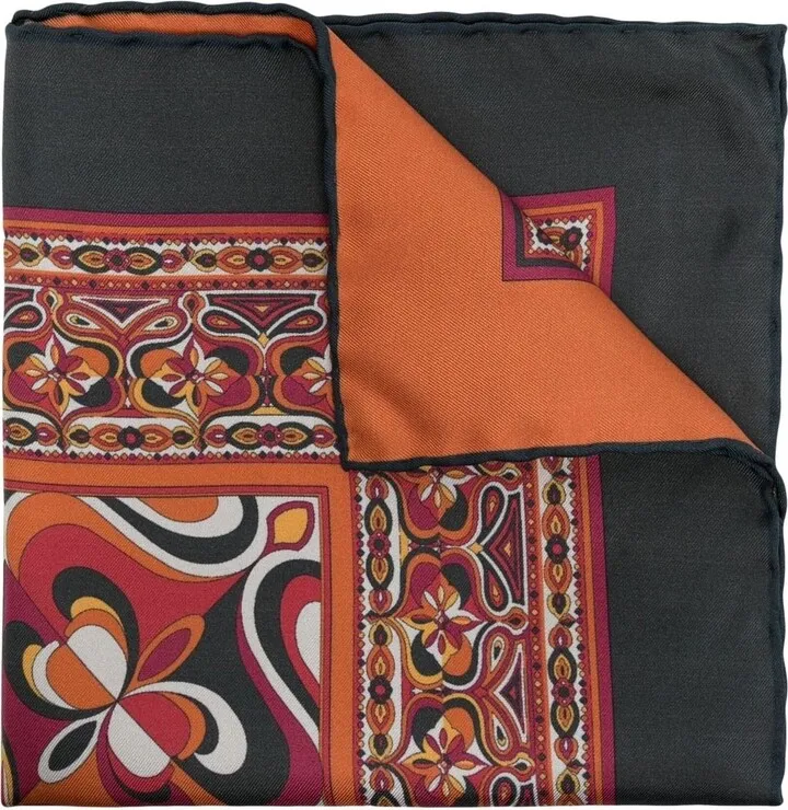 Geometric-Print 40x40cm Handkerchief