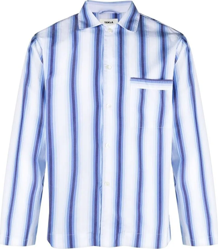 Striped Cotton Pyjama Shirt