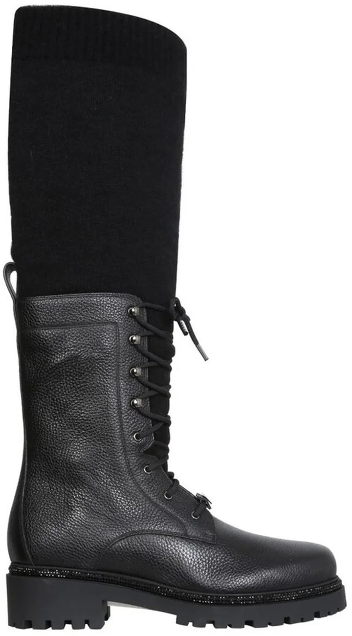 Rene Caovilla Collie Lace-Up Combat Boots