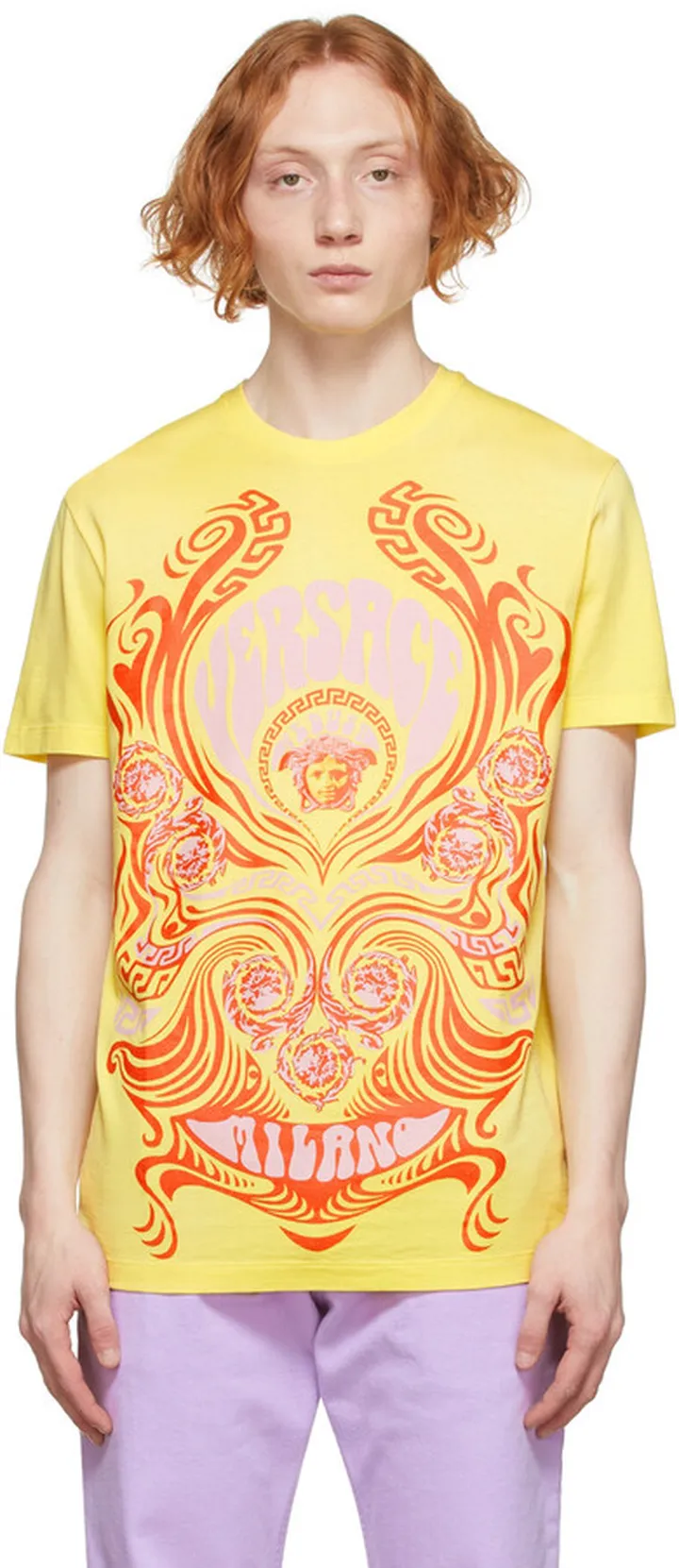 Versace Yellow Medusa Music T-Shirt