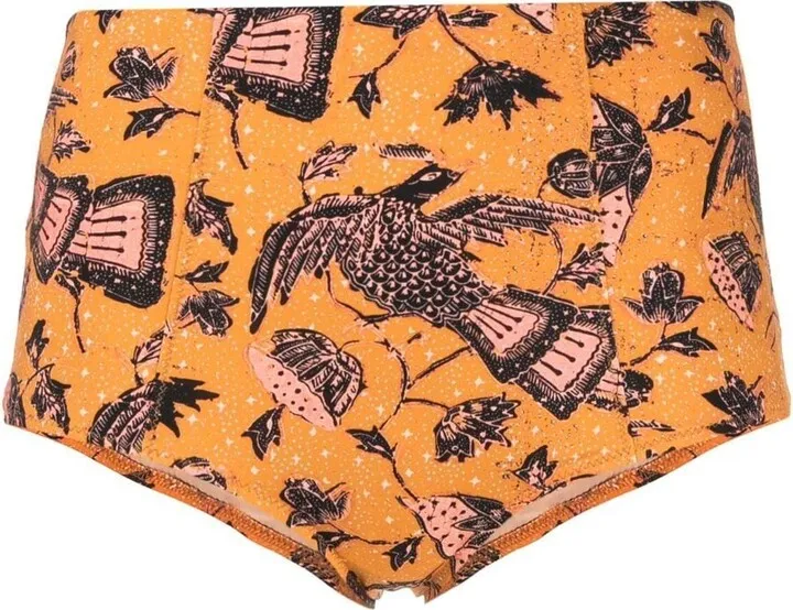 Corsica floral-print bikini bottoms