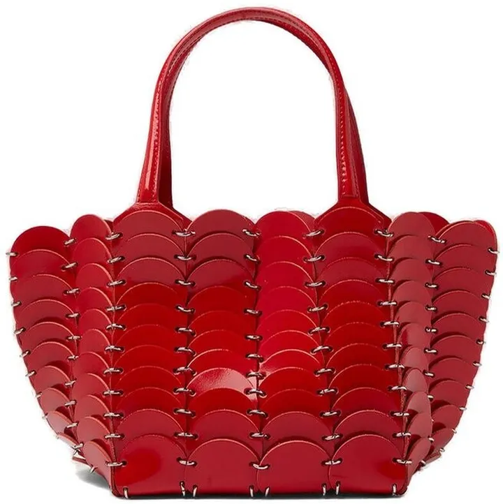 Paco Rabanne Logo Printed Mini Tote Bag