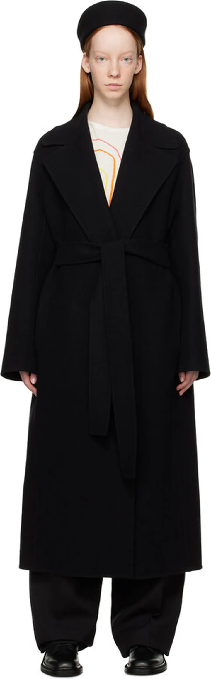 The Row Black Malika Coat