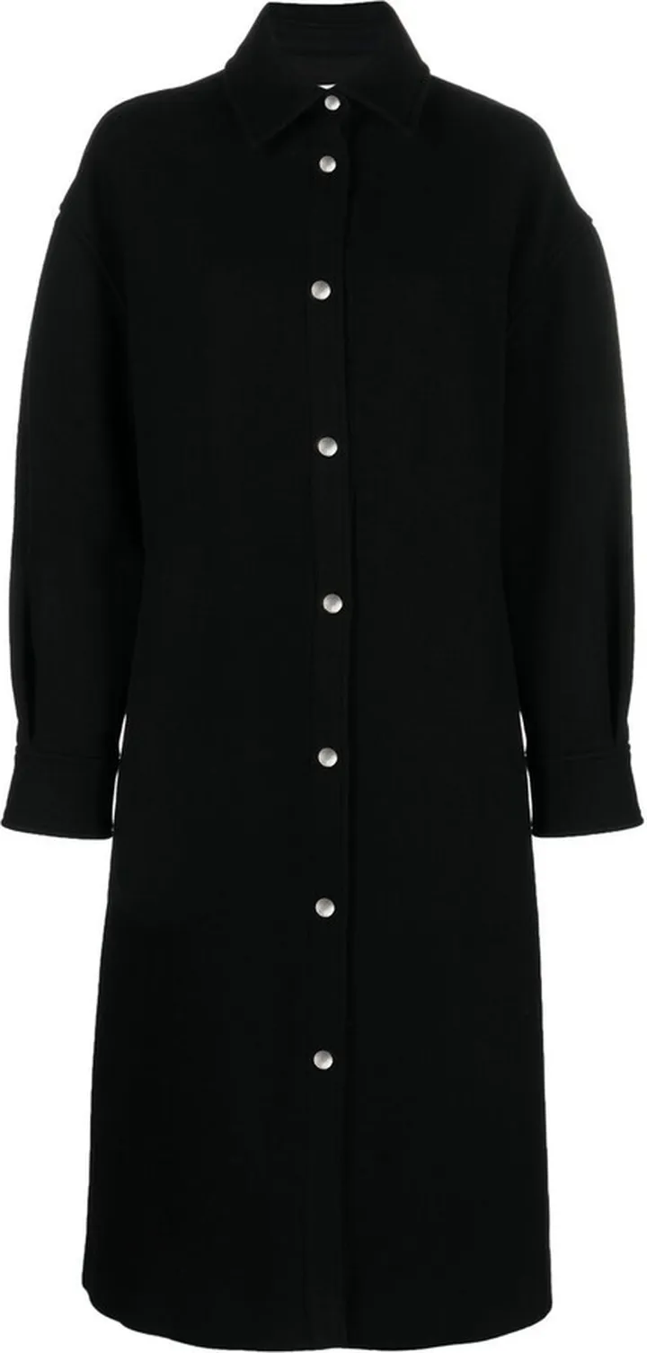 Button-Up Oversized Coat