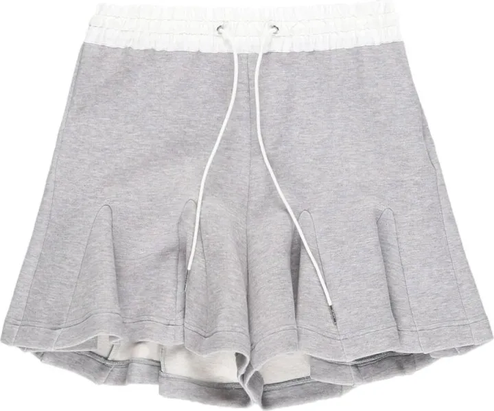Flared Track Shorts