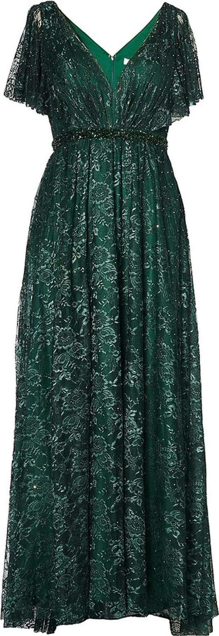 Plus Lace A-Line Gown