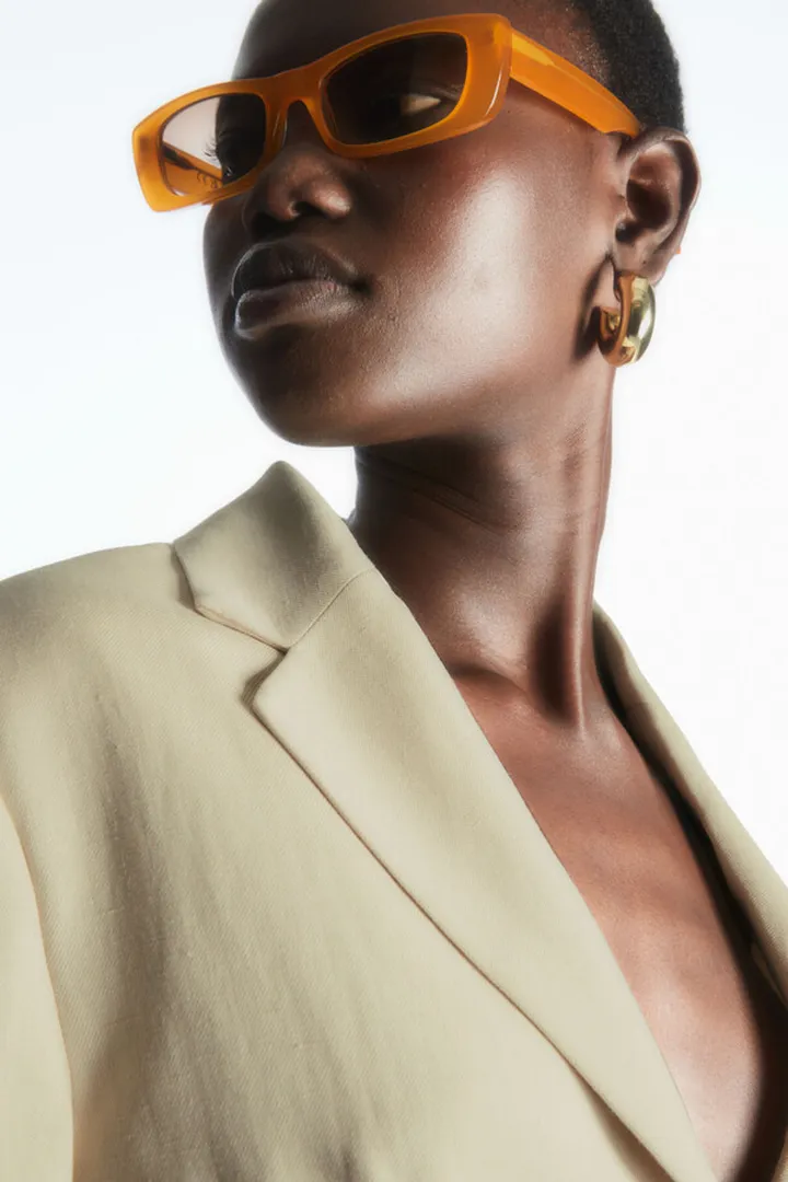 Narrow Cat-Eye Sunglasses