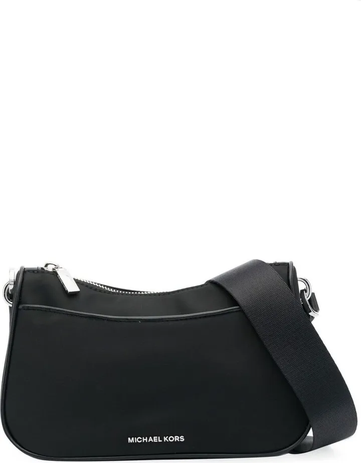 Black Jet Set Crossbody Bag In Nylon Woman