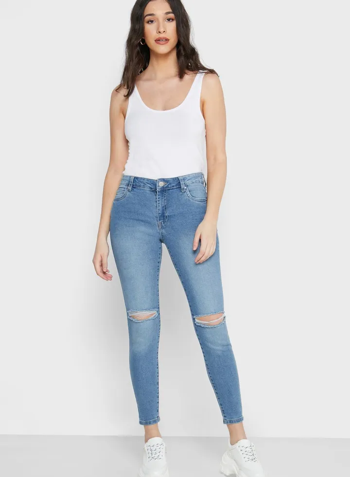 Cropped Skinny Jeans