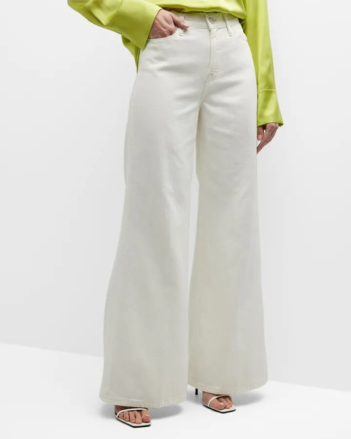 Le Palazzo High-Rise Wide Jeans