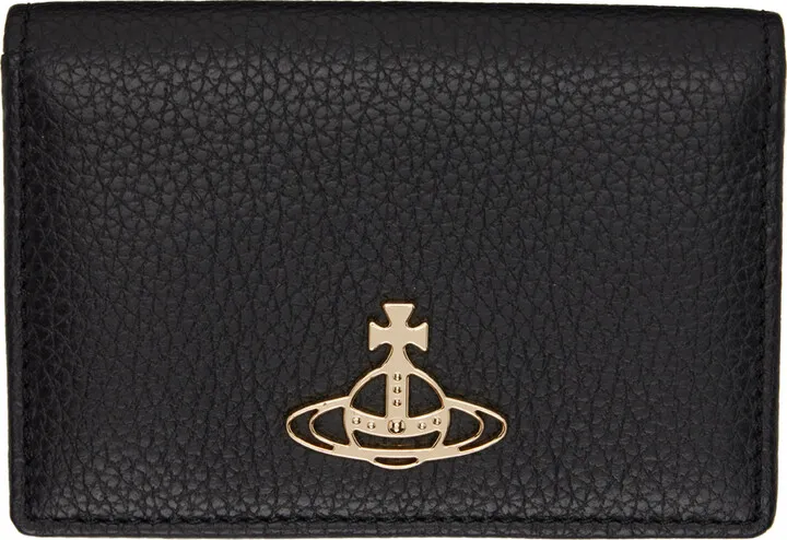 Vivienne Westwood Black Logo Card Holder