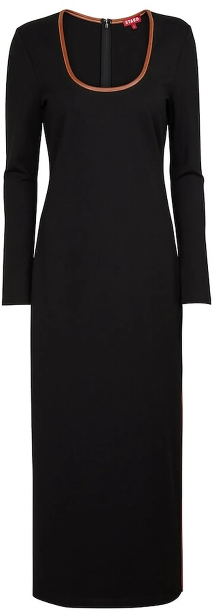 Joint jersey midi dress