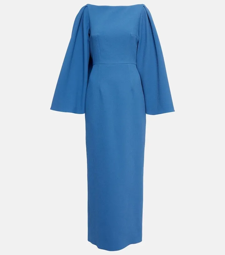 Niesha crepe midi dress