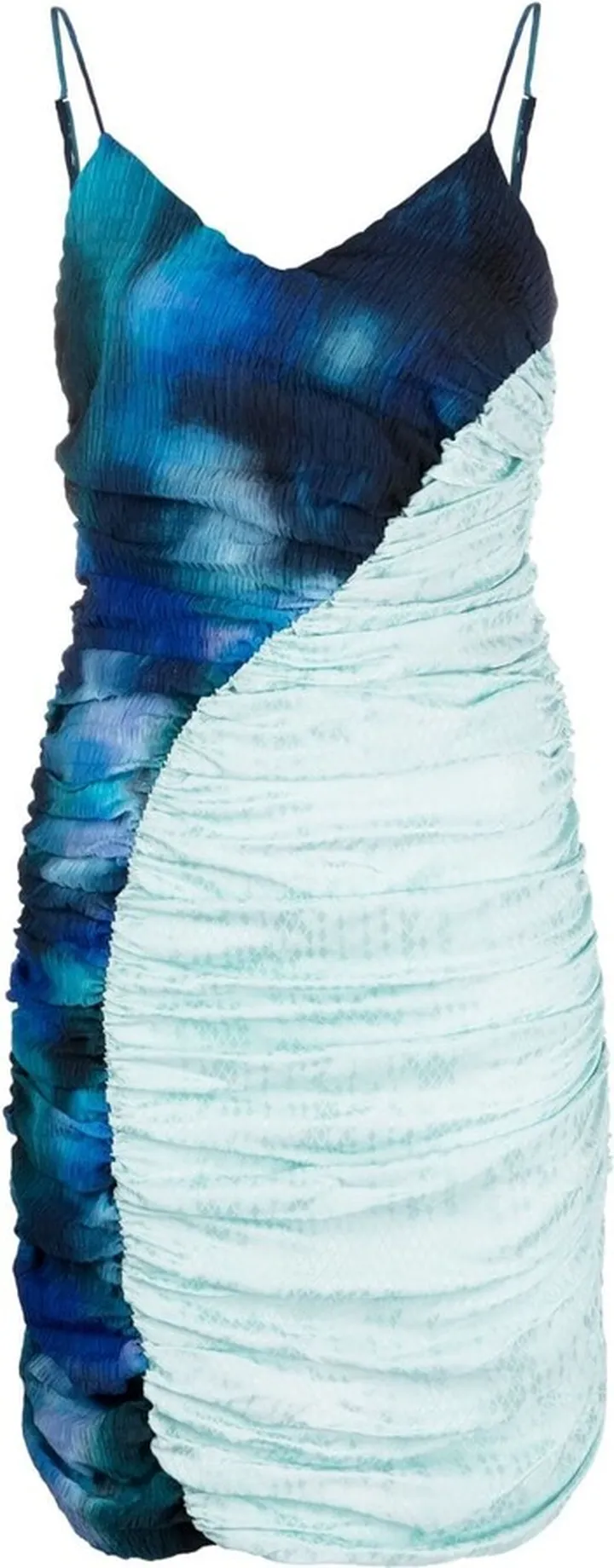 Solange ruched mini dress